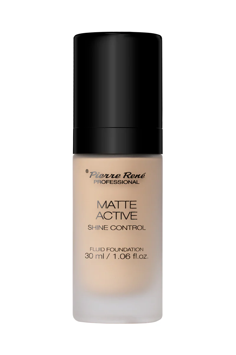 Pierre René Foundation Matte Active Fluid Foundation 01 Clear Light