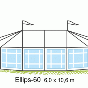 Tält Ellips-60